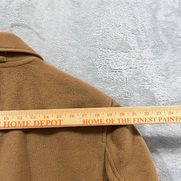 Banana Republic Peacoat‎ Men's Medium Coat Wool Cashmere Preppy - Picture 12 of 13